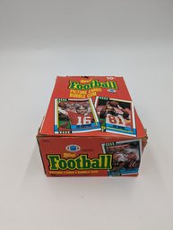 1989 Topps Football Cards Sealed Wax Pack Box - 36 Sealed Packs!