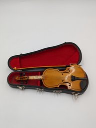 Vintage Miniature Violin & Case
