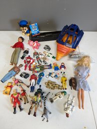 Vintage Toys & Action Figures Lot - He Man, Barbie, GI Joe