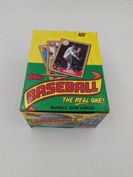 1987 Topps Baseball Cards Sealed Wax Pack Box - 36 Sealed Packs!