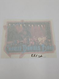 Vintage Charlie Daniels Band Iron On - 80s Retro Deadstock