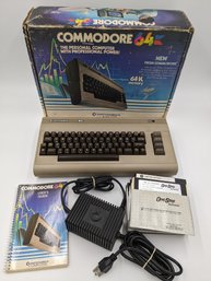 Vintage Commodore 64 Video Game Console In Original Box!