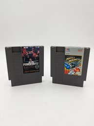 Nintendo NES Game Lot:  Mike Tyson's Punch Out, Marble Madness