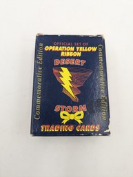 Vintage Desert Storm War Military Collector Cards Set