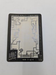 Harris Comics Layered Reality Cyber Card - Very Unique!