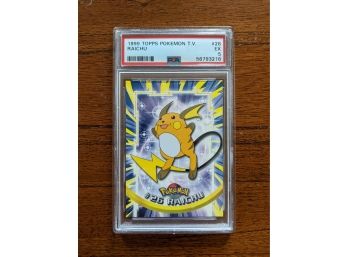 1999 Pokemon Card Topps TV Raichu #26 - PSA 5