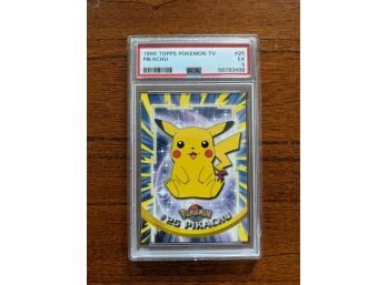 1999 Pokemon Card Topps TV Pikachu #25 - PSA 5