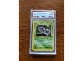 1999 Pokemon Card Fossil Arbok #31 - PSA 8