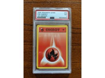 1999 Pokemon Card Game Fire Energy 1st Edition #98 - PSA 7