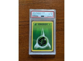 2000 Pokemon Card Game Grass Energy Base 2 #127 - PSA 6