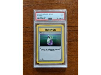1999 Pokemon Card Game Trainer Potion 1st Edition #94 - PSA 5