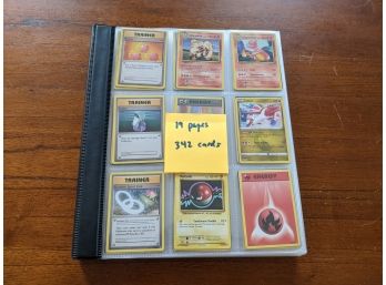 Large Album Of Pokemon Cards #3 - 342 Cards!