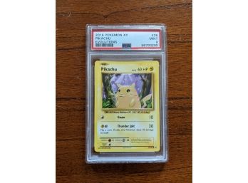 2016 Pokemon Card XY Pikachu Evolutions #35 - PSA 9