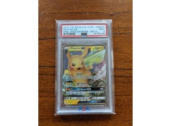 2019 Pokemon Card Black Star Pikachu GX #SM232 - PSA 9