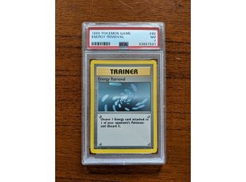1999 Pokemon Card Game Trainer Energy Removal #92 - PSA 7