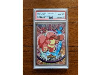 2000 Pokemon Card Topps TV Lickitung Series 2 #108 - PSA 8