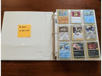 Large Album Of Pokemon Cards #5 - 720 Cards!