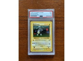 1999 Pokemon Card Game Magnemite Shadowless #53 - PSA 3