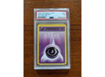 1999 Pokemon Card Game Psychic Energy 1st Edition #101- PSA 7