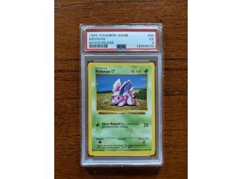 1999 Pokemon Card Game Nidoran Shadowless #55 - PSA 5