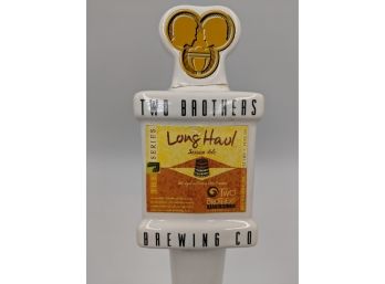 Two Brothers Brewing Long Haul Session Ale Beer Tap Handle (Illinois)