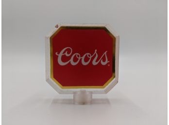 Coors Beer Tap Handle - Octagonal (Colorado)