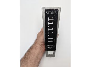 Stone Brewing Vertical Epic Ale 11.11.11 Beer Tap Handle (California)