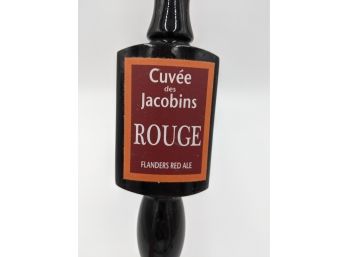 Cuvee Des Jacobins Rouge Flanders Red Ale Beer Tap Handle (Belgium)