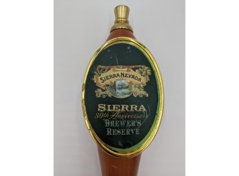 Sierra Nevada 30th Anniversary Brewer's Reserve Beer Tap Handle (California)