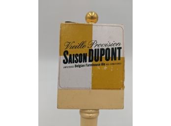 Saison Dupont Vieille Provision Belgian Farmhouse Ale Beer Tap Handle - Tan (Belgium)