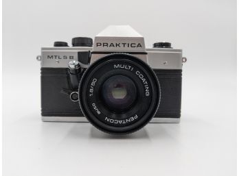 Vintage Praktica MTL5B Pentacon 50Mm 1.8 SLR Film Camera