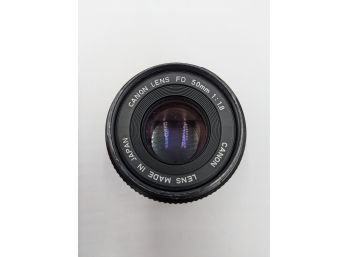 Canon Camera Lens FD 50mm 1:1.8