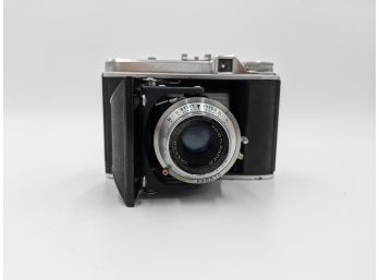 Vintage Voigtlander Perkeo I 6x6 Folding Film Camera With Vaskar 75mm F4.5 Lens & Case