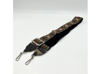 Beautiful Vintage SLR Camera Shoulder Strap (Green, Yellow, Red, White) - 34 Inch (Adjustable)