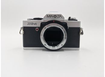 Vintage Minolta XG-A Silver 35mm SLR Film Camera