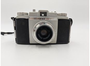 Vintage Kodak Pony IV Film Camera & Leather Case