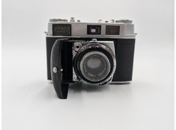 Vintage Kodak Retina IB 35mm Film Camera With Schneider Retina Xenar 2.8/50mm & Leather Case