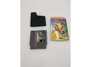 Nintendo NES The Simpsons Bart Vs. The World Video Game In Original Box