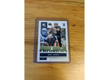 2021 Mac Jones Panini Chronicles Rookie Football Card - New England Patriots