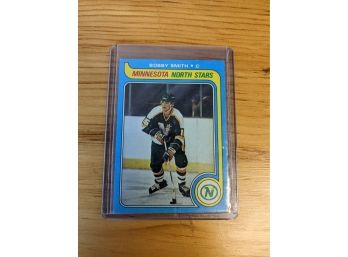 1979-80 Bobby Smith Topps Rookie Hockey Card - Minnesota North Stars