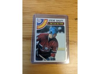 1978-79 Steve Shutt Topps Hockey Card - Montreal Canadiens