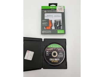 Xbox One Lot: Battery Pack, Call Of Duty WW11 Game