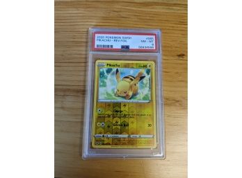 2020 Pokemon Sword Shield Pikachu Rev. Foil - PSA 8 - #2 (56934596)