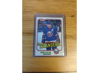 1981-82 Denis Potvin Topps Hockey Card - New York Islanders