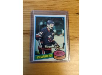 1980-81 Bryan Trottier Topps Hockey Card - New York Islanders