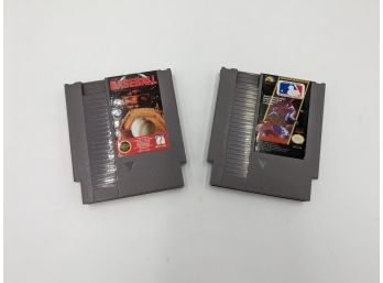 Nintendo NES Baseball Game Lot: Tecmo Baseball, Major League Baseball
