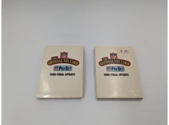 1989 Pro Set Football Cards Final Update Sets - Factory Sealed