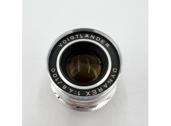 RARE Voigtlander Dynarex 1:4.8 / 100 Camera Lens ($200 - 300 Value)