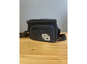 Vintage 1990s FUJI Camera Bag W/ Shoulder Strap - Navy W/ White Logo - For Point & Shoot, SLR