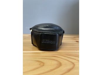 Vintage NIKON SLR Leather Snap-On Camera Case